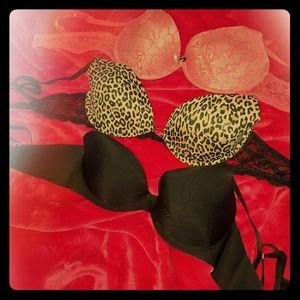 ❣3 bras sz 34C Victoria secret pink plus❣